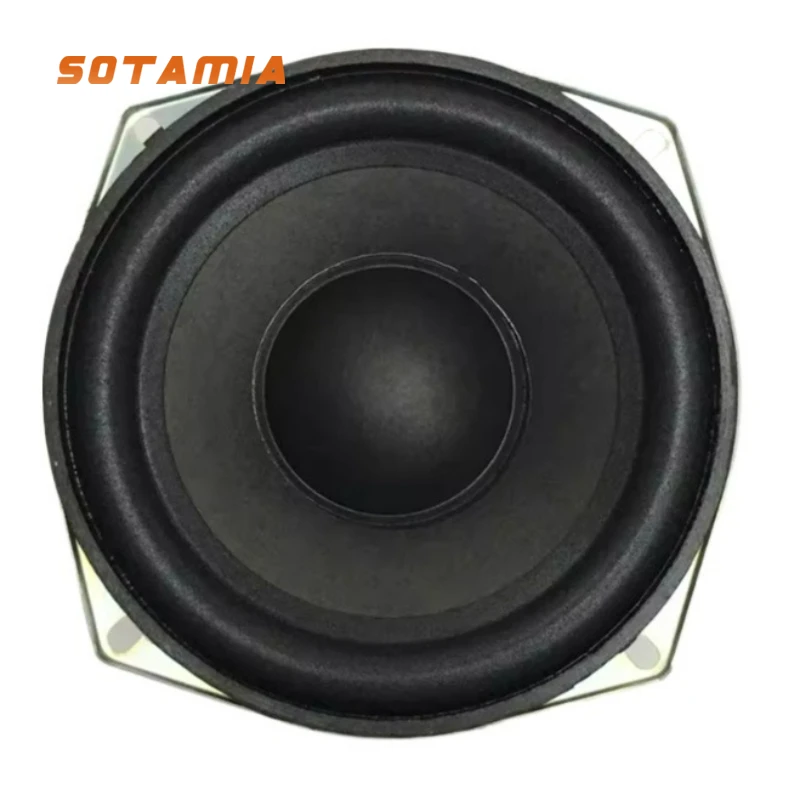 

SOTAMIA 1Pcs 5 Inch Subwoofer Audio Loudspeaker 4 Ohm 40W Large Side Ring Large Stroke Bass Speaker Bookshelf Audio Speaker