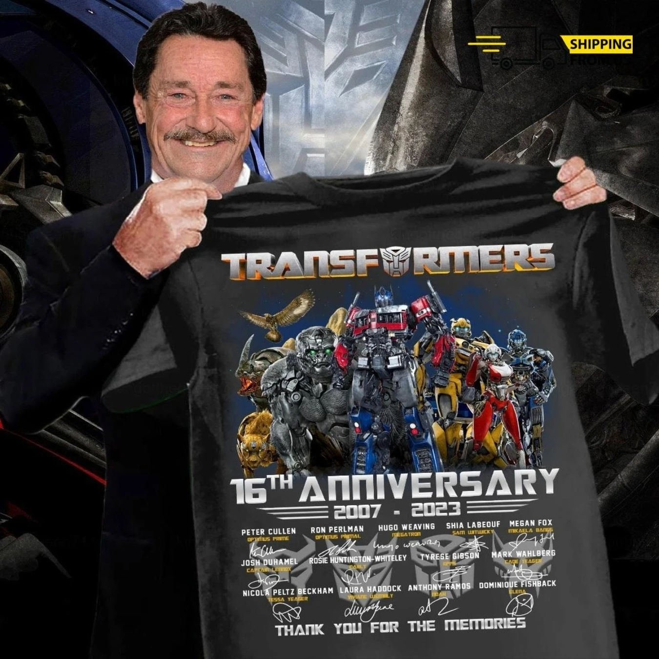 트랜스포머 셔츠, 추억에 감사드립니다 셔츠, 오토봇 티셔츠, 트랜스포머 셔츠, 트랜스포머 생일 셔츠, 트랜스포머