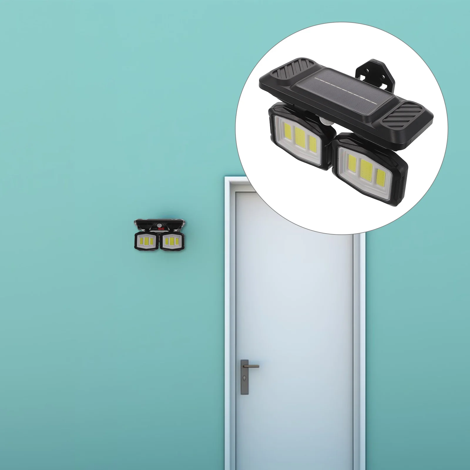 

108Led Solar Wall Lamp Outdoor: Foldable Solar-Powered Motion Sensor Light For Garden Courtyard Pathway, Solar Induction Wall