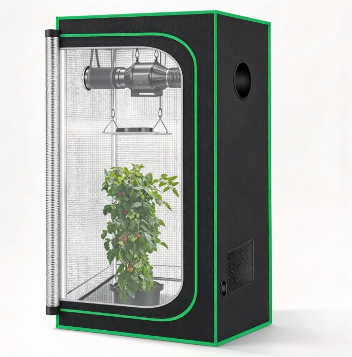 Grow Tent Oxford Cloth Reflective Mylar Lining Hydroponic Plant Room For Indoor Flower Vegetable Herb Cultivation WithVent Ports