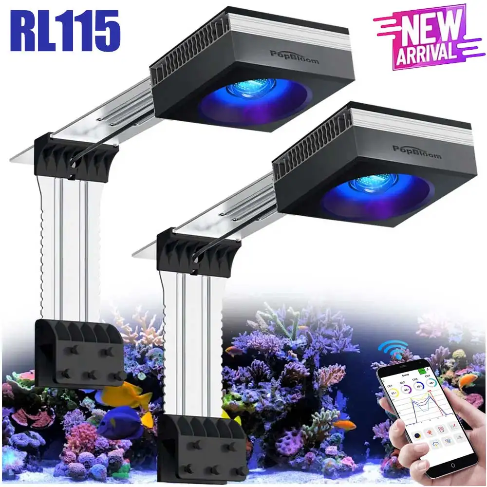 

PopBloom RL115 Reef Aquarium Light Full Spectrum