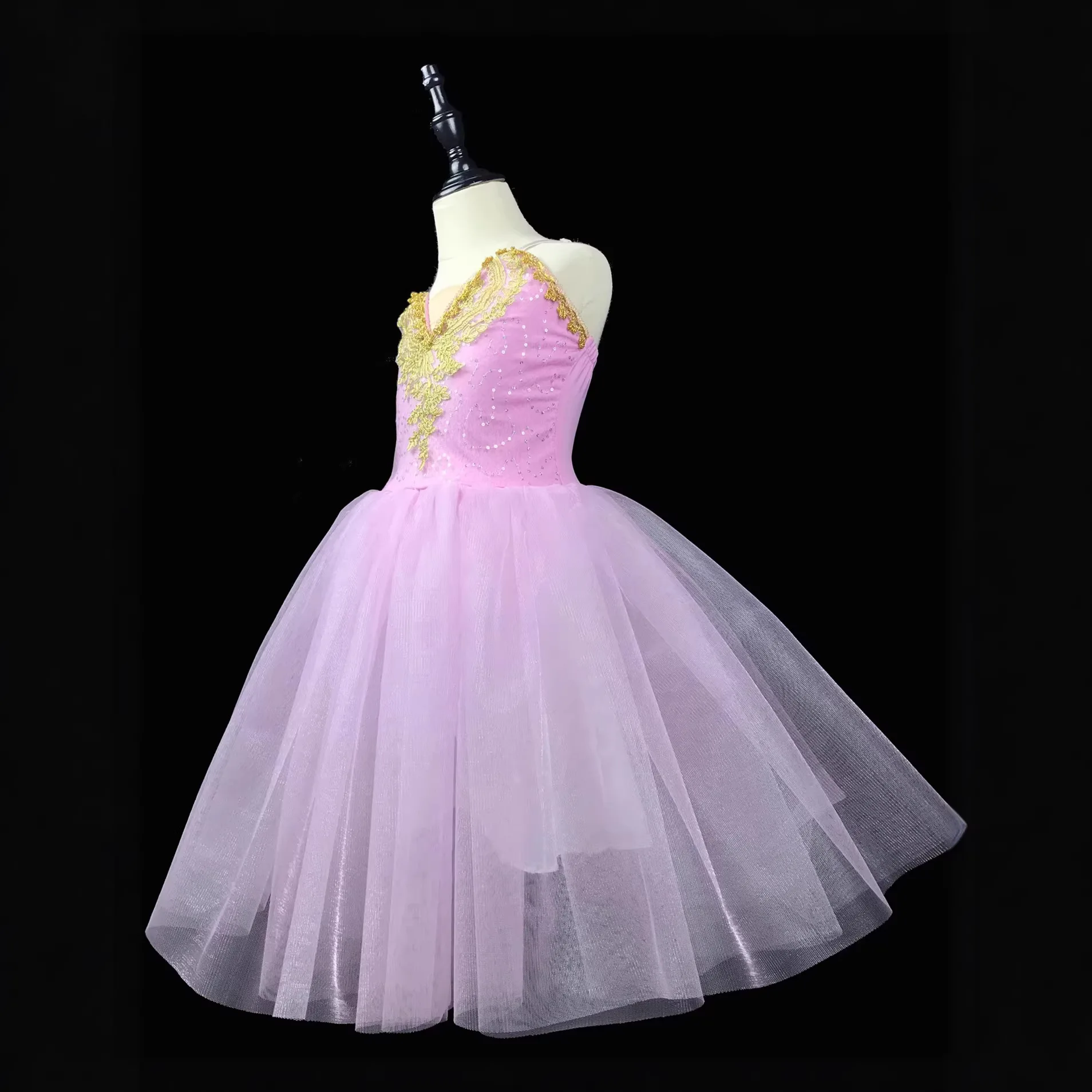 

Girls' tutu new suspender gauze skirt children's tutu skirt performance clothes children's cygnet dance clothes