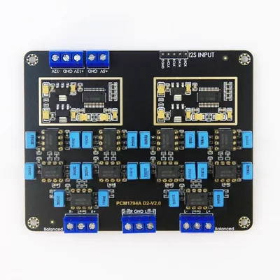 Y3 parallel dual PCM1794A decoding board DAC gold-plated HiFi fever 24Bit 192kHz PCM1794