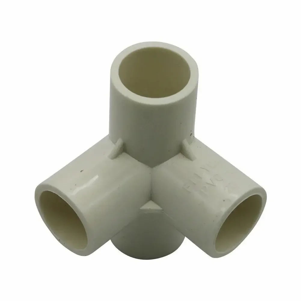 8PCS X 20mm/35mm/32mm PVC Water Pipe Tube Adapter Connectors Garden Hose Diameter 3/4/5/6 Ways for Gardening Jardineria Tube