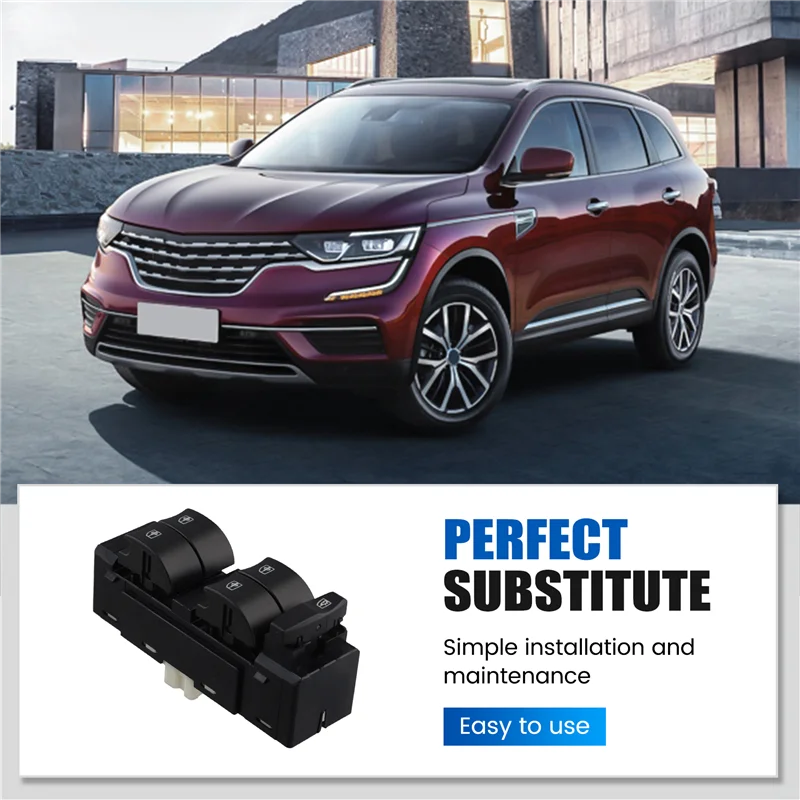 

25401-JY40B 25401JY40B Электрический переключатель управления стеклоподъемником для Renault Koleos 2008-2016, переключатель стеклоподъемника-B61B