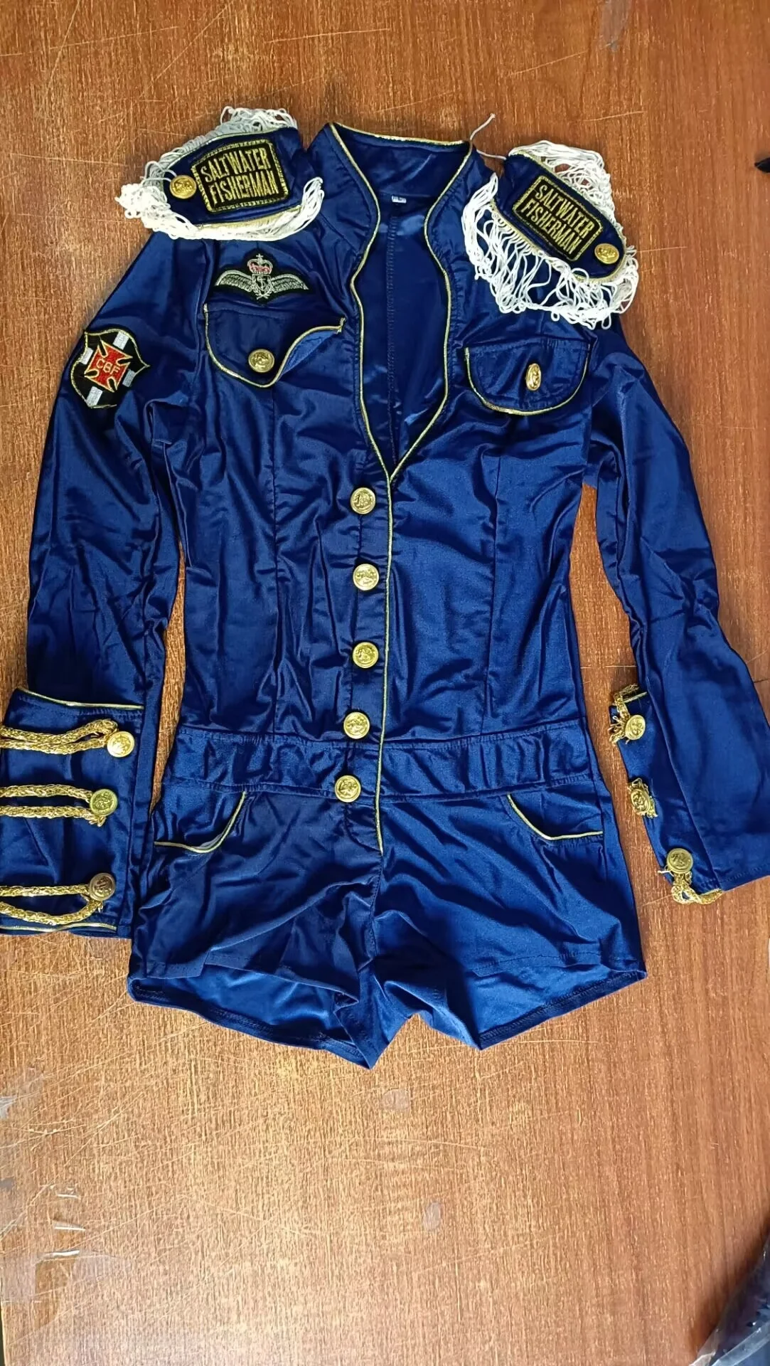 Sexy Navy Police Women's Costume Nightclub Set Massage Therapist Work orm Ele Outfit loween Roleplay Ensemble