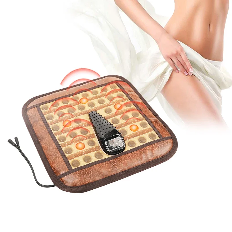 Hot Selling Prostate Menstrual Far Infrared Tourmaline Heated Mattress Pad Therapy Massage Heating Pad