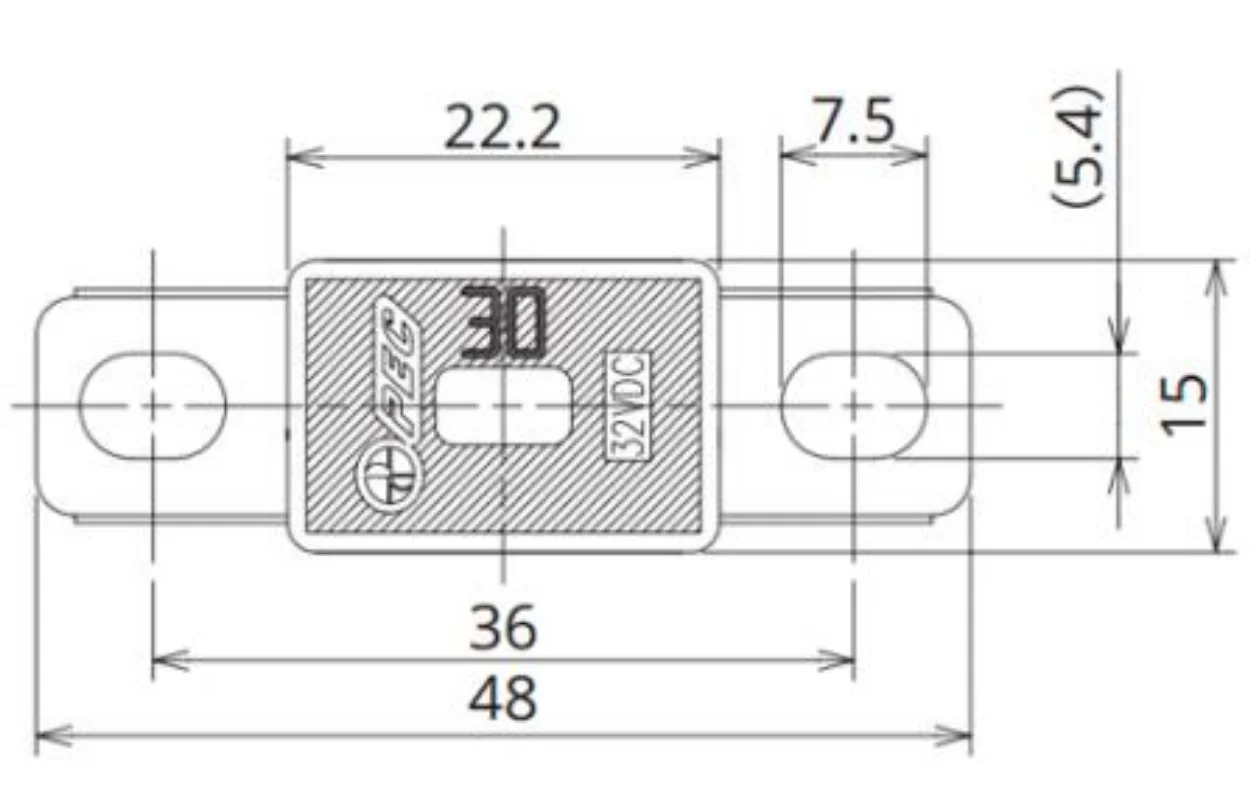 2 pcs car Generator fuse 60A 80A 100A 120A for SUBARU FORESTER KIA cerato sportage Chevrolet EPICA