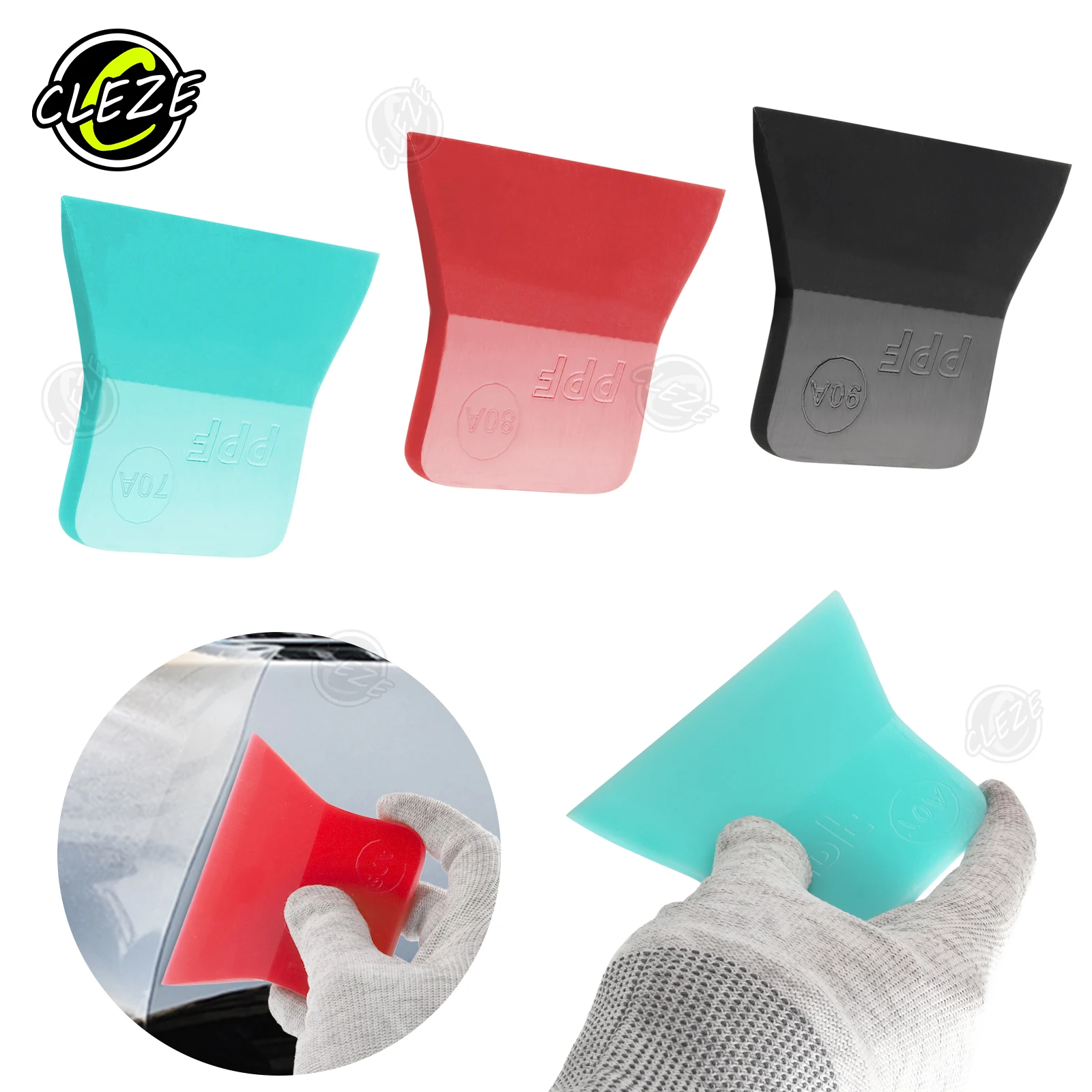 CLEZE 70A 80A 90A Durometer PP - Ppf Installer Tool Kit Squeegee review and price
