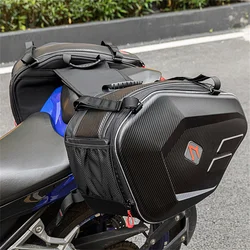 Sacs de voyage étanches pour casque de moto, sacoches latérales d'équitation, valise de course de moto, bagages de casque, sac de queue