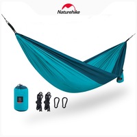 Naturehike Outdoor Ultralight Single Swing Hammock Portable 1 2People Anti-rollover Double Size Camping Hammock Tear-resistant