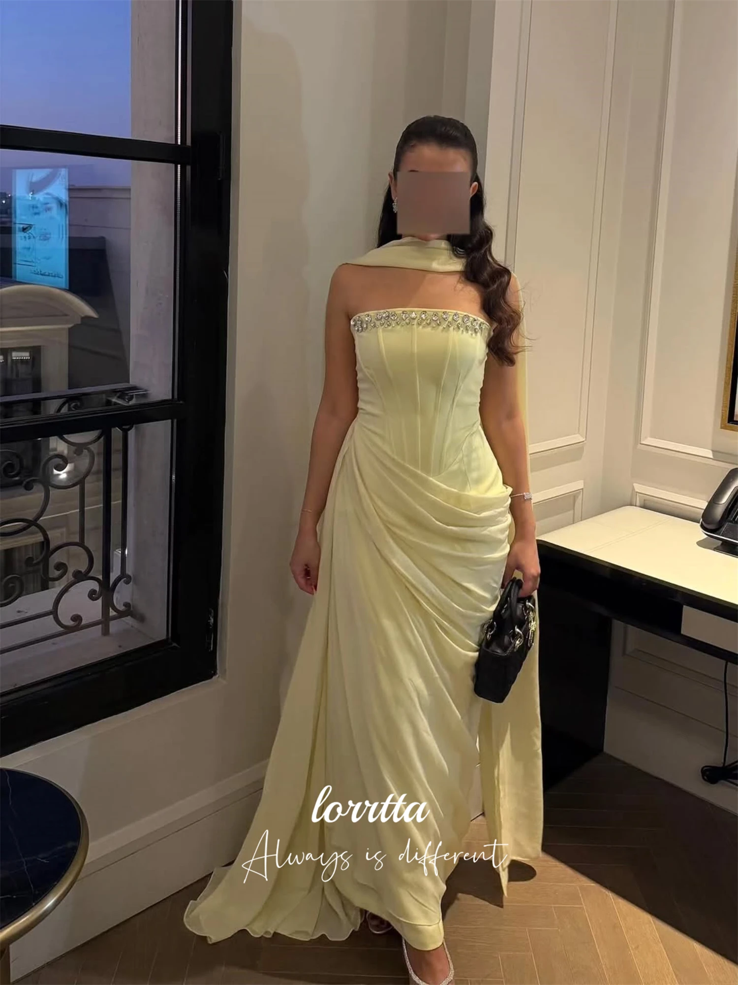 Lorrtta Vestidos Sharon Felizes Personalizados para Ocasões Especiais Vestidos de Noite Vestido de Baile de Sereia de Luxo فسات prz onderkusو