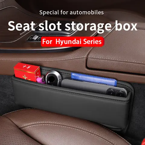 Autostoel Spleet Organizer Box Voor Hyundai I20 I30 Ix20 Ix25 Ix35 Elantra Accent Auto Kloof Vullen doos Interieur Accessoire