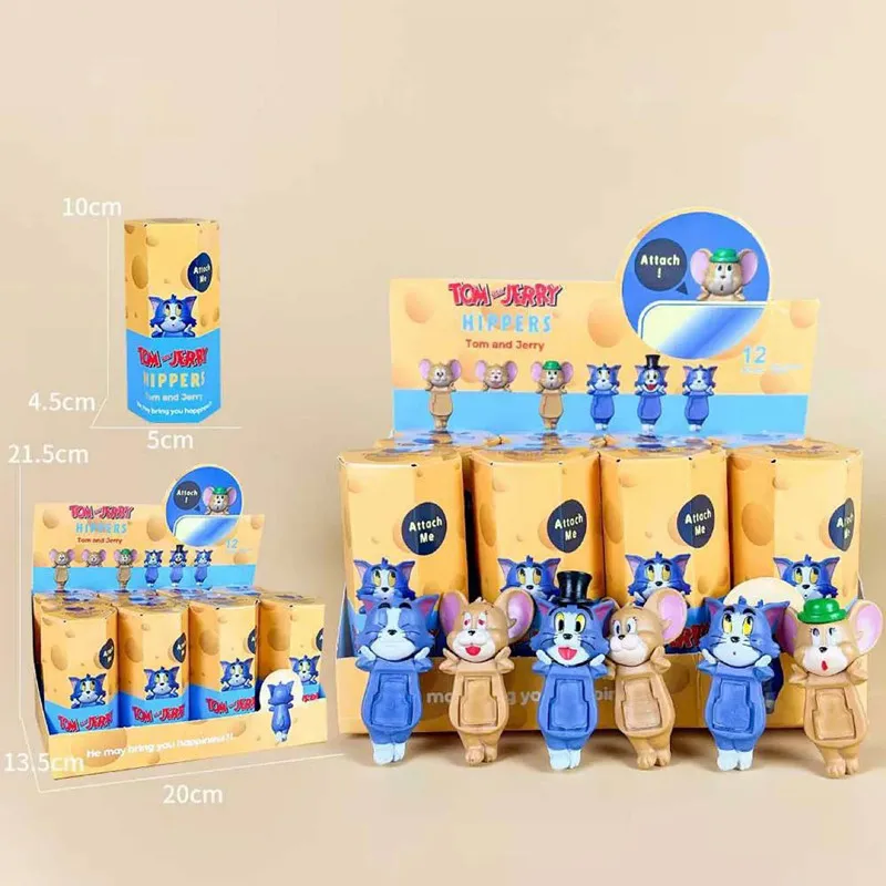 جديد القط والفأر دمية صغيرة صندوق أعمى أنيمي نموذج الملحقات الكرتون شاشة الهاتف دمية لطيف سطح المكتب الديكور هدية