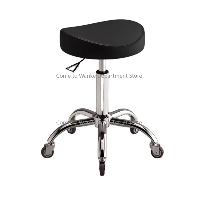 

Salon Chair Pedicure Stool with Strong Wheels Adjustable and Rotating Shop Stool Hair Salon Stool for Sale