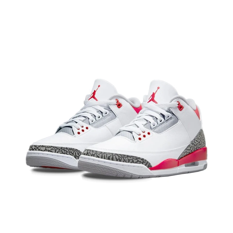 Original air jordan 3 “vermelho fogo\