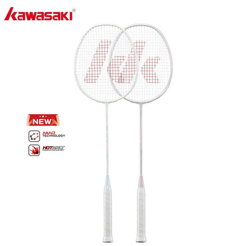 Kawasaki New Training Badminton Racket With Badminton String For Beginner 2U KD-700 PRO Badminton Practice