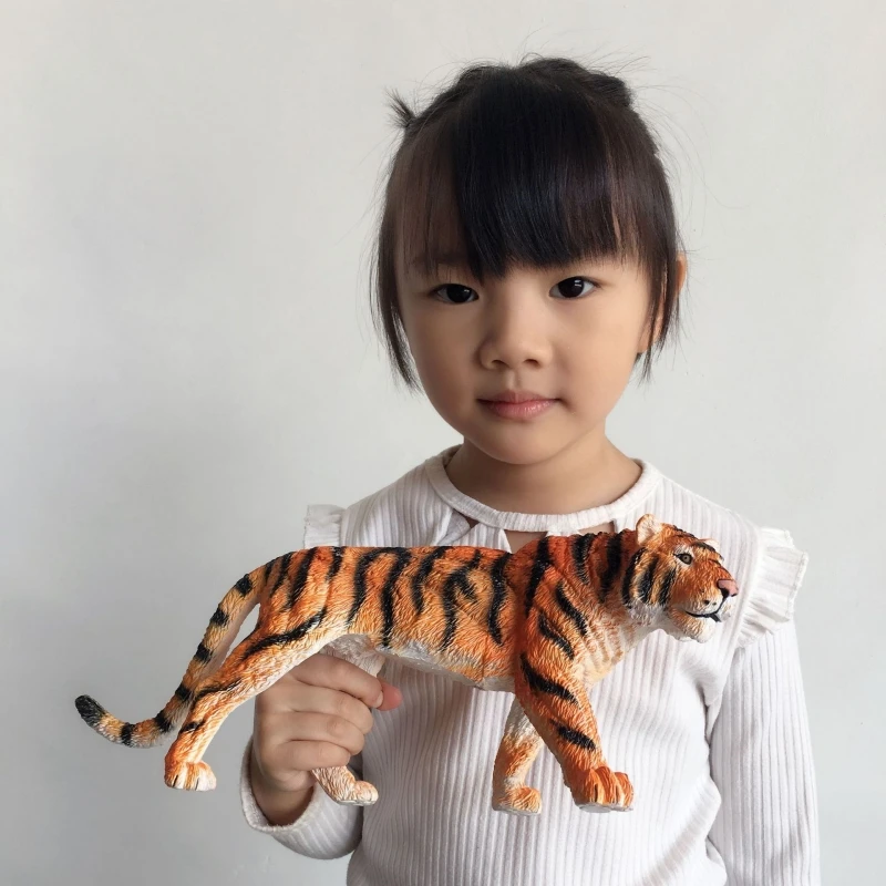 

31cm Big size tiger wild animals Simulated Model PVC material action figures toys Zoo simulation animal models figures