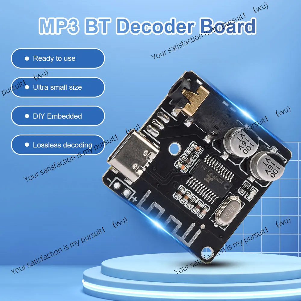 VHM-314 MP3 Bluetooth Audio Receiver Board 5.0 Lossless Car Audio Amplifier Module Stereo Music Module
