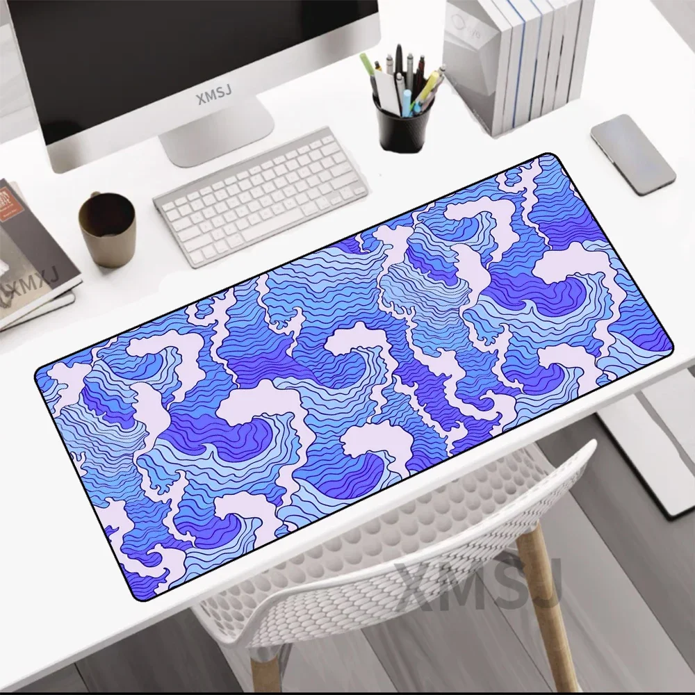 Wave 1000X500MM Desk Mat Laptop Gaming Mouse Pad Gaming Accessories Keyboard Large Mousepad Xxl PC Gamer Csgo Carpet Gaming Desk