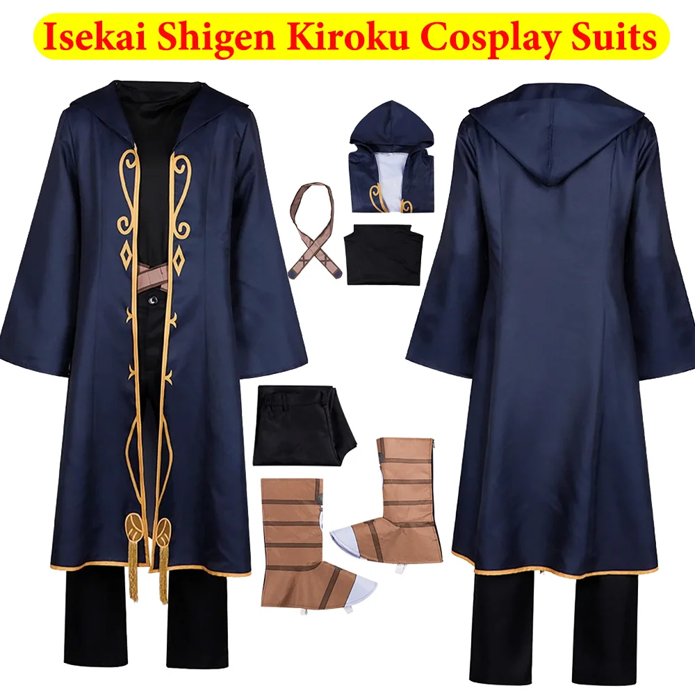 

Fantasia Shigen Kiroku Cosplay Costume Coat Shirt Pants Socks Anime Isekai Roleplay Clothing Halloween Dress-Up Suit Disguise