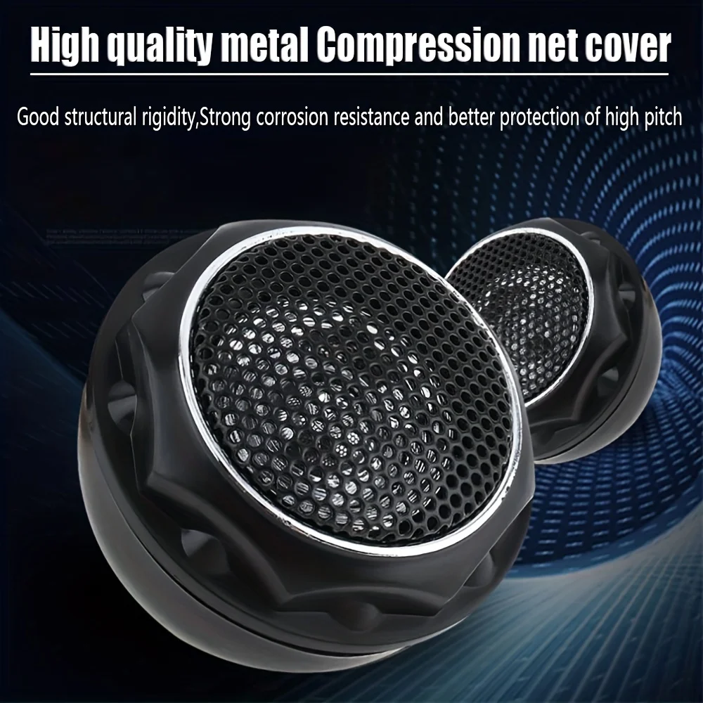 280W(2pcs*140W) Car Tweeters With Filter Stereo Speakers Music Soft Dome Balanced Car Tweeters Car Audio Silk Film Speaker Boxes