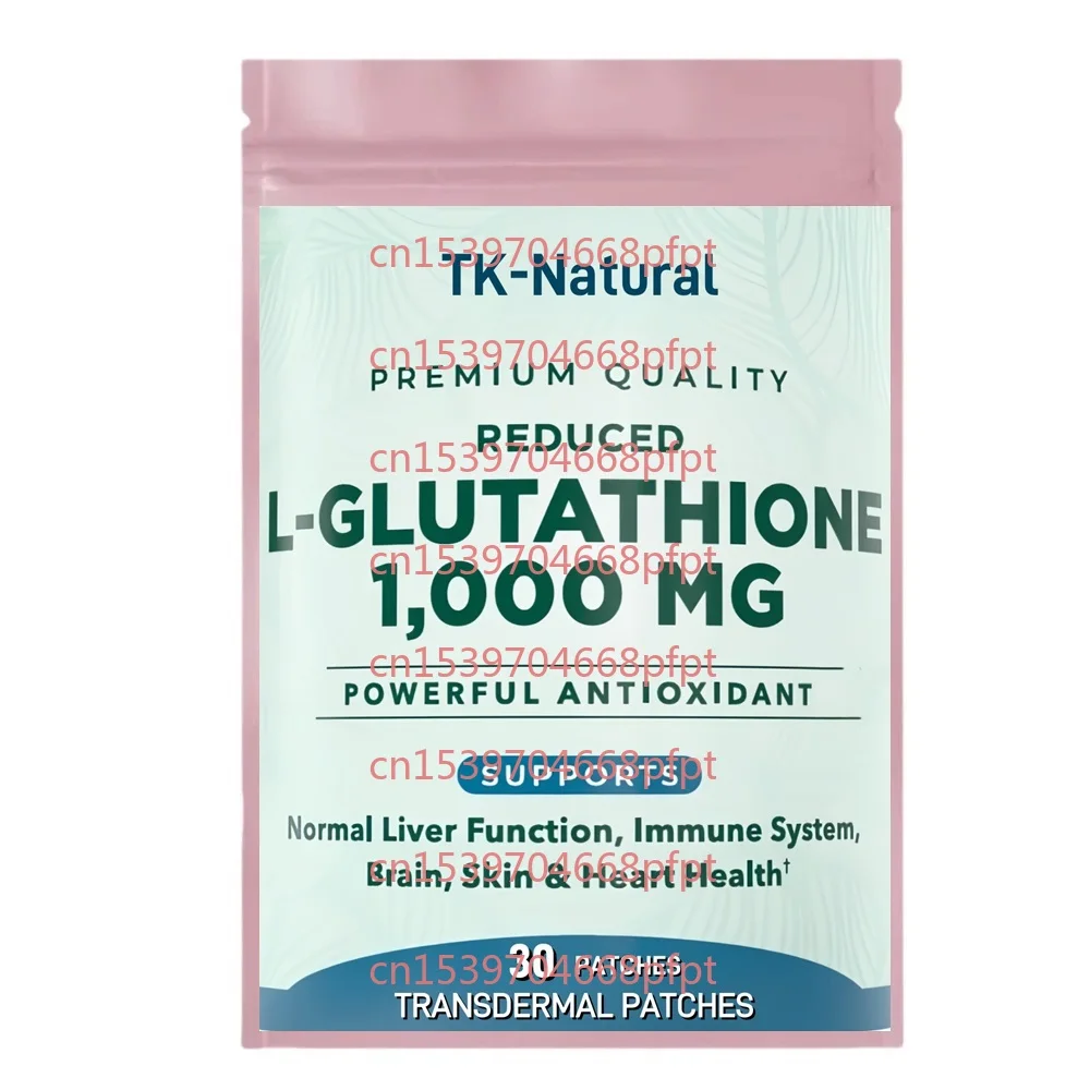 30 parches L-lutatión Parches transdermicos Soporte antioxidante para la salud normal del hígado, del cerebro, de la piel y del corazón