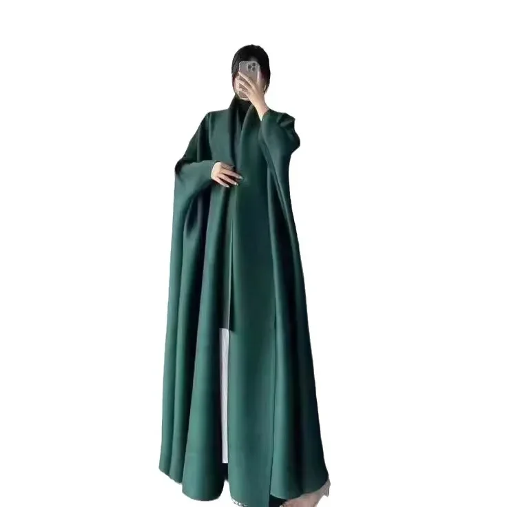 Manteau long à impression numérique du Moyen-Orient pour femme, Cape à changement progressif, Ata Yake possède, 2024