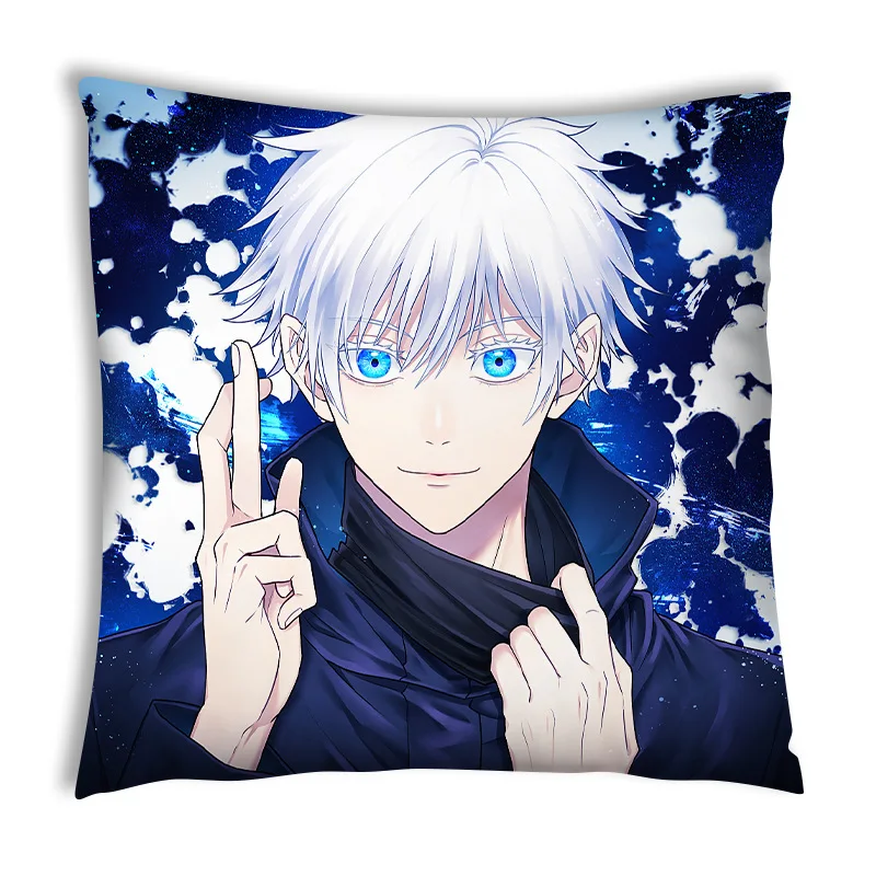 Jujutsu Kaisen Anime Itadori Yuji Kussenhoes Kussenslopen Satoru Gojo Sierkussensloop Voor Woondecoratie Sofa Auto Birthday Gift