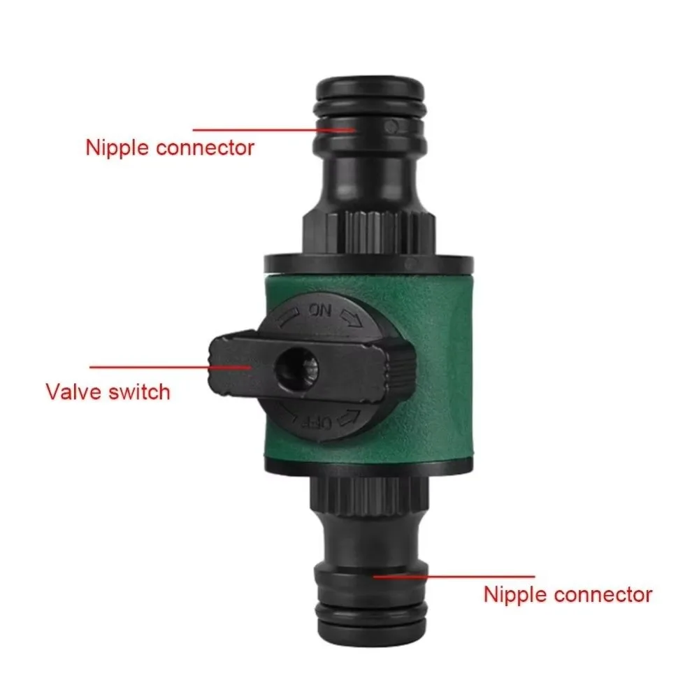 On Off Switch Nipple Quick Connector Quick Connect Structure Flow Control Quick Connector Valve Repair Coupling ABS