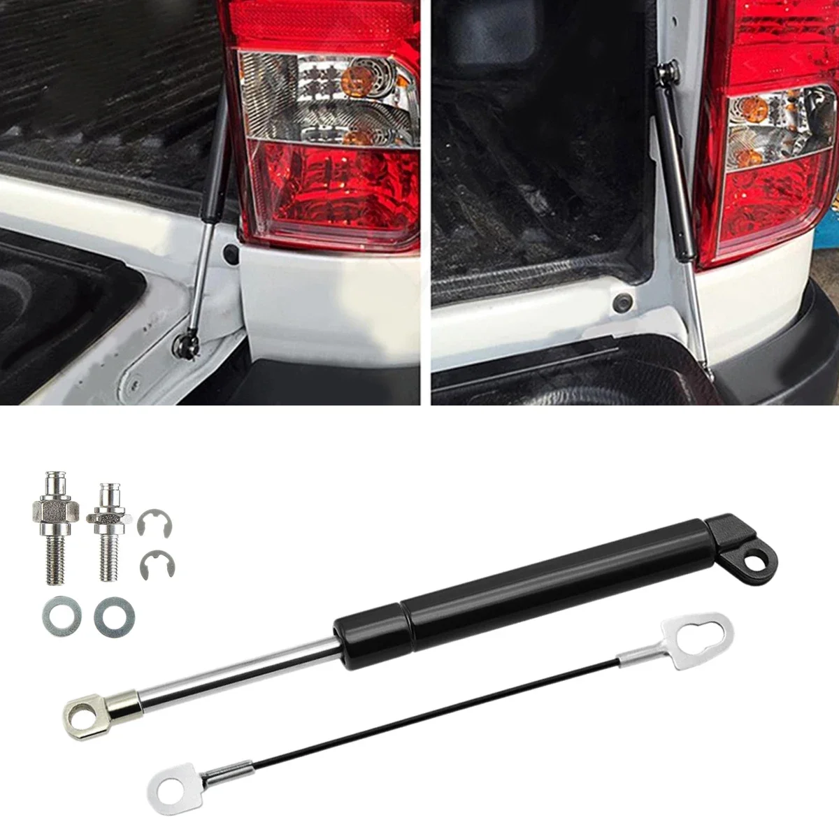 

Rear Tailgate Gas Strut Bar Slow Down Shock Up Lift Damper For Toyota Hilux Revo M70 M80 2015 2016 2017 2018 Car Accessories