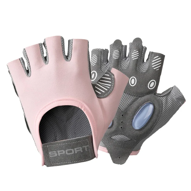 

Professional cycling women's half-finger gloves anti-slip anti-cocoon bicycle wear-resistant silicone shock-absorbing