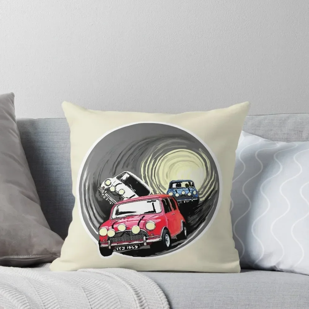 

The Italian job minis escaping in the sewer Throw Pillow autumn pillowcase Sofa Cushions Covers Plaid Sofa pillow