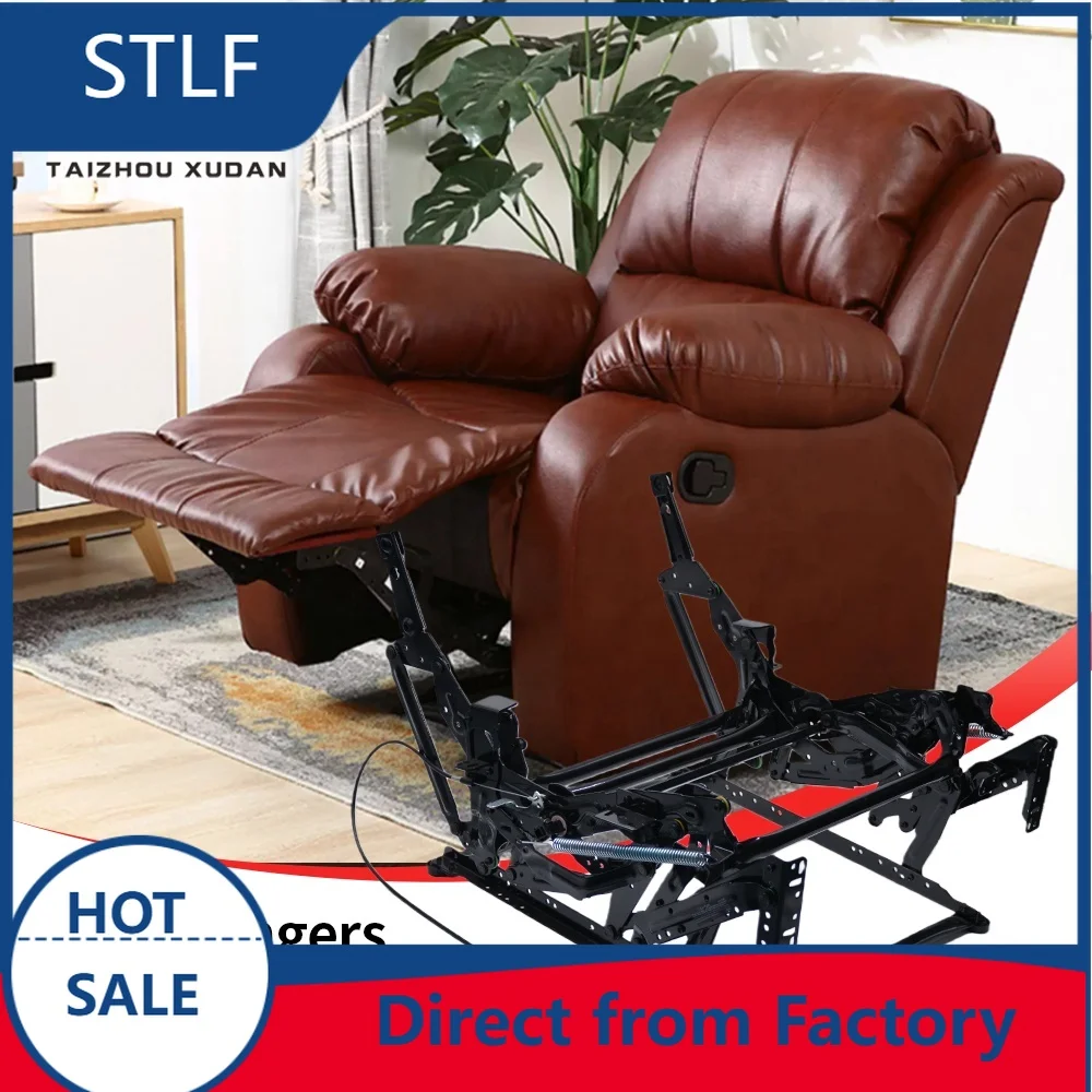 stlf XD-4317 Modern Folding Recliner Sofa Mechanism Metal for Home Office & Living Room Use Manual Single Seat Bedroom Relax Cha