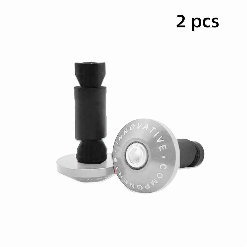 Aluminum Material Handlebar End Weight Universal Fit Gear Balanced Handlebar Grips Cap Motorcycle Handlebar End Adventure Riding