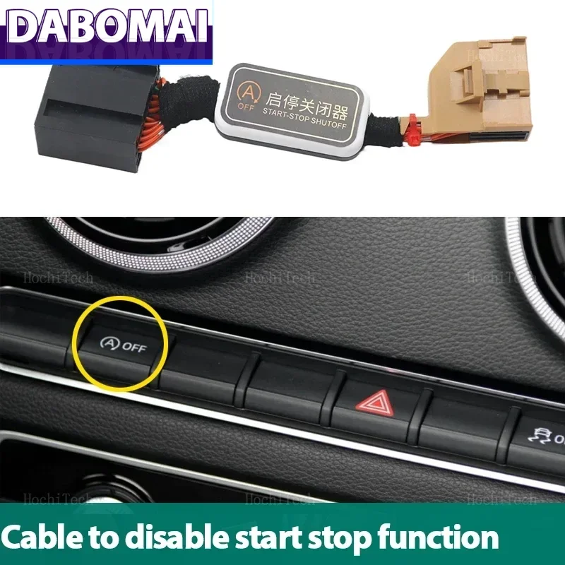 

Для Audi A3 S3 RS3 8V 2013-2020 Автоматический запуск, остановка двигателя, система отключения устройства, датчик управления, разъем, кабель-адаптер