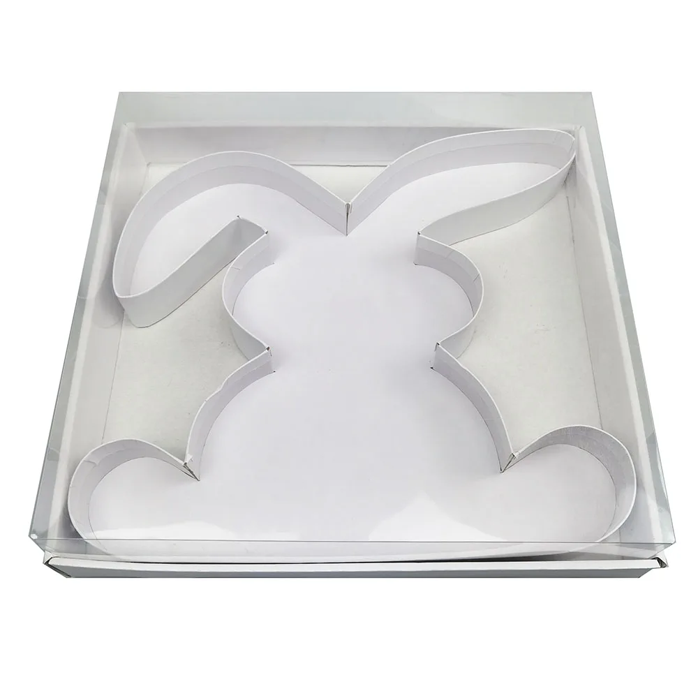 Candy Sweet Chocolate Cupcake Cookie Packaging Rabbit Bunny Shaped Gift Box For Easter