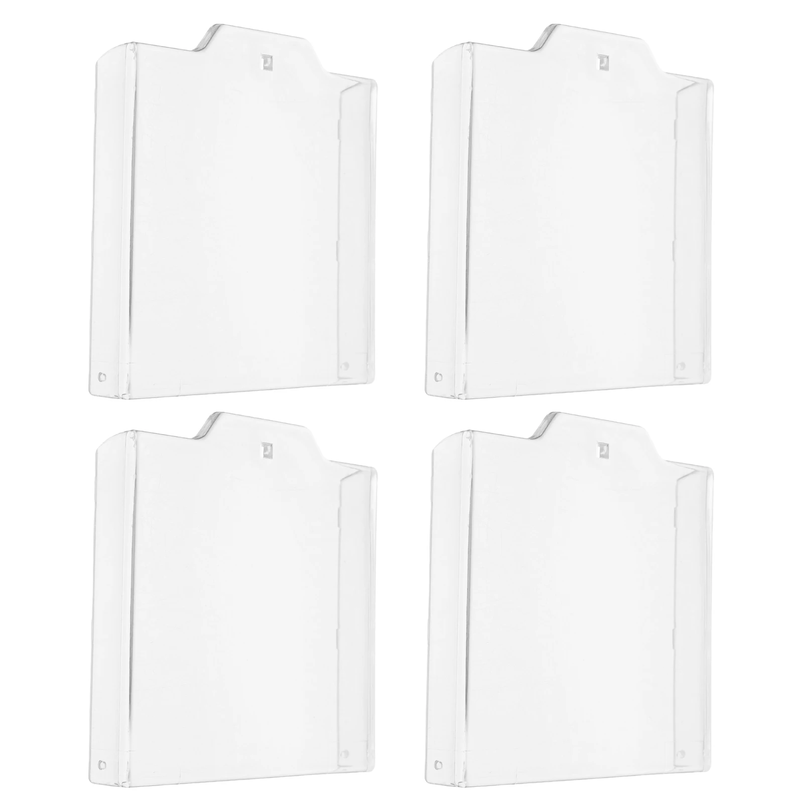 4pcs Fire Safety Button Cover Transparent Emergency Push Button Protector High Strength Weather Resistant Easy Installation