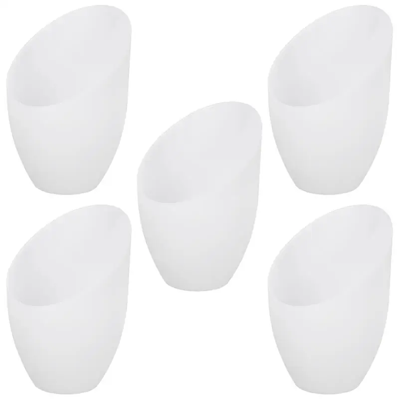 5Pcs Inclined Lampshade Horseshoe Lamp Cover Plastic Lamp Shade Replacement Light Covers