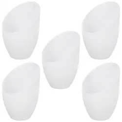 5Pcs Pochylony abażur Podkowa Osłona lampy Plastikowa podkowa Wymienny klosz lampy Osłona lampy stołowej Klosz lampy Osłona lampy