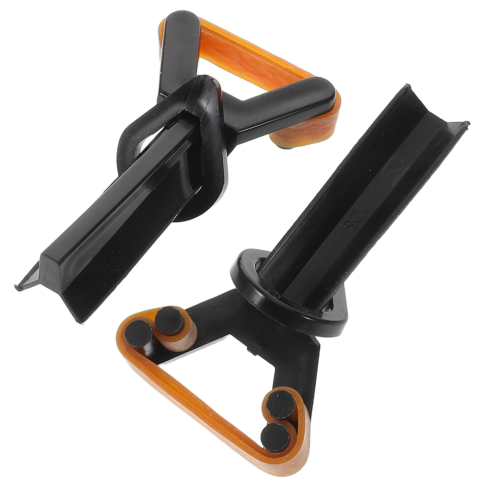 

2 Pcs Club Repair Tools Pool Clamps Billiards Head Repairer Precision Layered Tips Black Kit