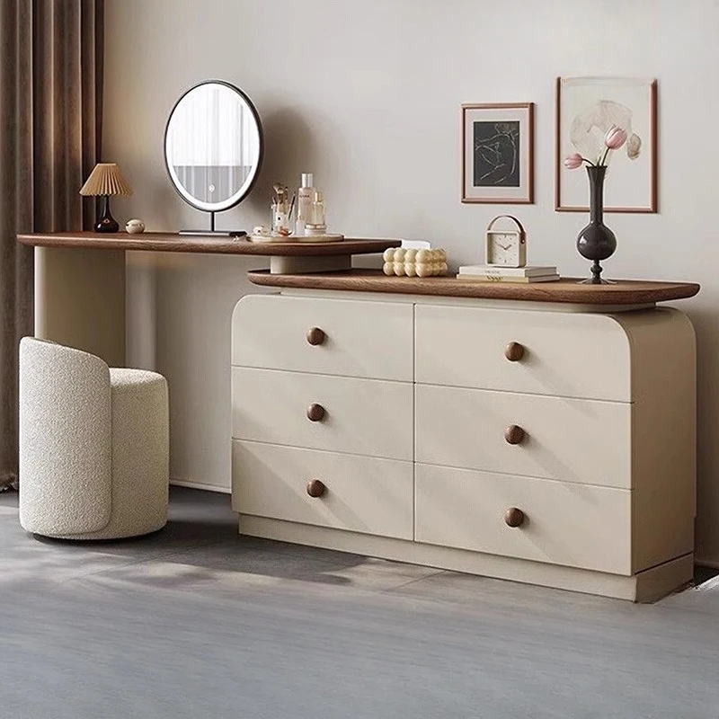 m Wood Shelf Vanity Table College Dorm Essentials Big Luxury European Dressing Table Storage Mesa Hotel Furniture m view 3