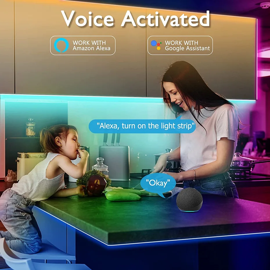 Dimmable RGB LED Strip Flexible Silicone Neon LED Lights Rope EU AU UK Remote/Bluetooth/WiFi Control Waterproof Decor Lighting