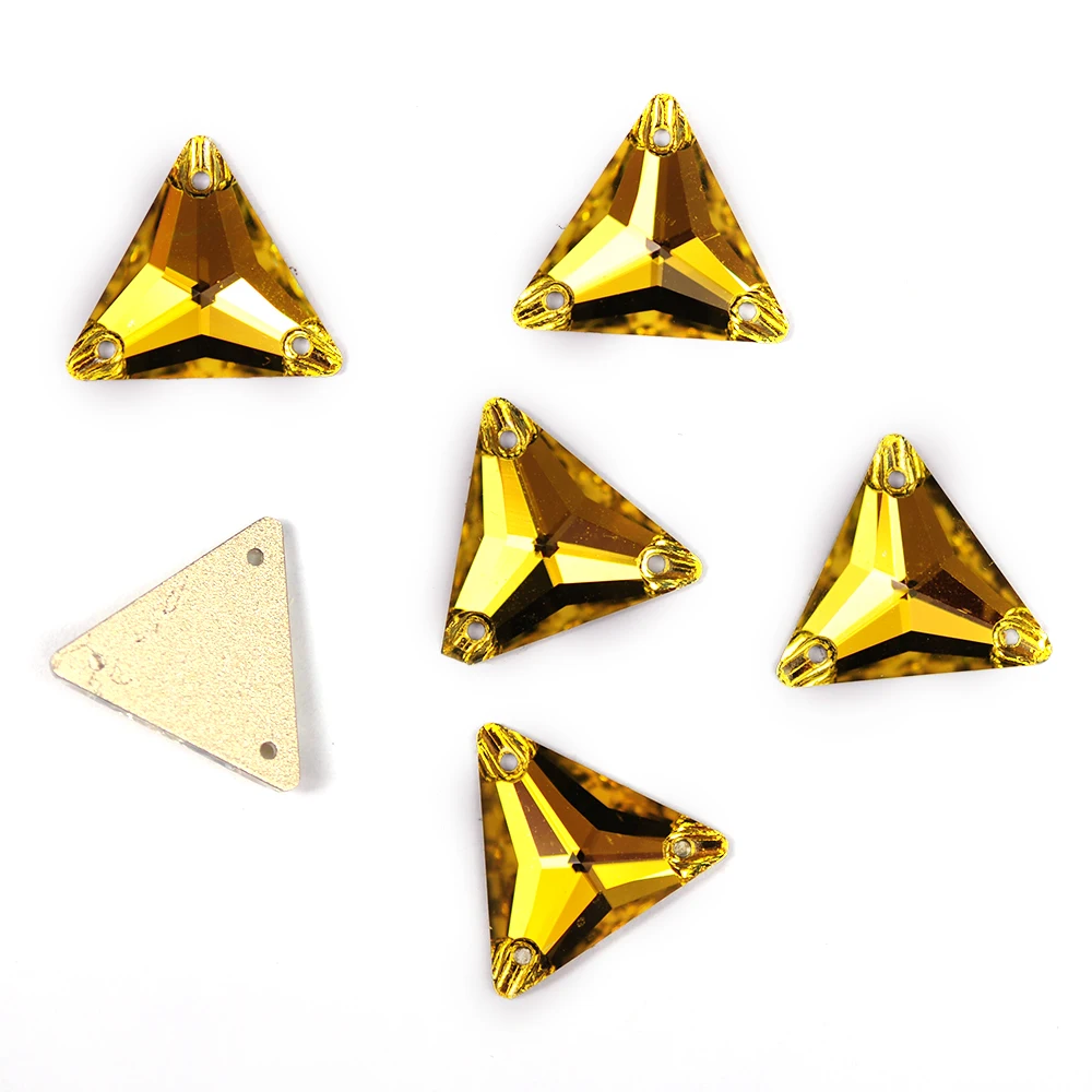 6A Brillanter Strass-Dreieck zum Aufnähen, gemischte Farben, Kristallglas-Strasssteine, Nähzubehör, DIY-Kleidung, Kleiderherstellung, Handarbeiten – Detail 5
