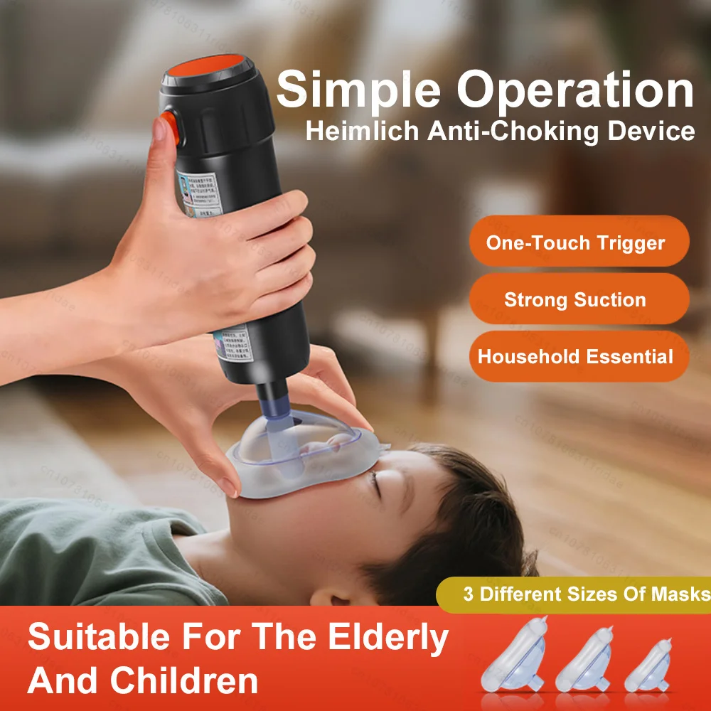 Automatic Choking Rescue Device Anti Choking Emergency Sucker Anti Asfixia Device First Aid Kit Protable Emergency Breathe Choke