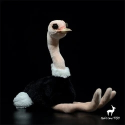 Ostrich High Fidelity Anime Cute Plushie Struthio Camelus Plush Toys Lifelike Animals Simulation Stuffed Doll Kawai Toy Gifts