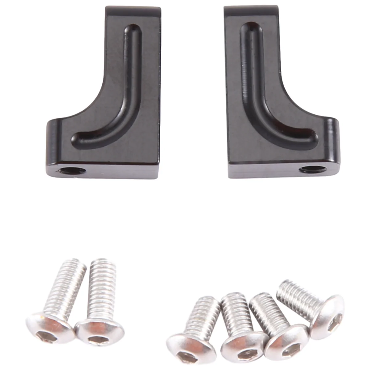 2PCS โลหะ Servo Mount สําหรับ Axial SCX10 CC01 D90 1/10 RC Crawler รถ