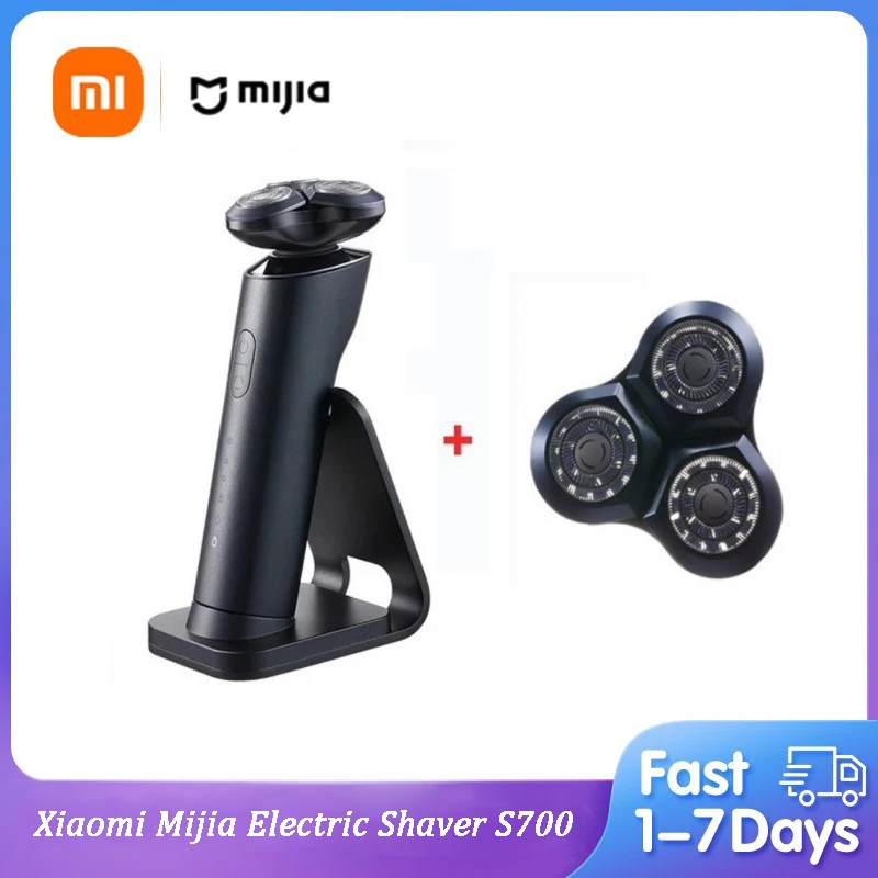 XIAOMI MIJIA S700 Electric Shaver Trimmer for Men Triple Blade Razor Shaving Beard Machine Dry Wet Beard Trimmer Clipper Shavers