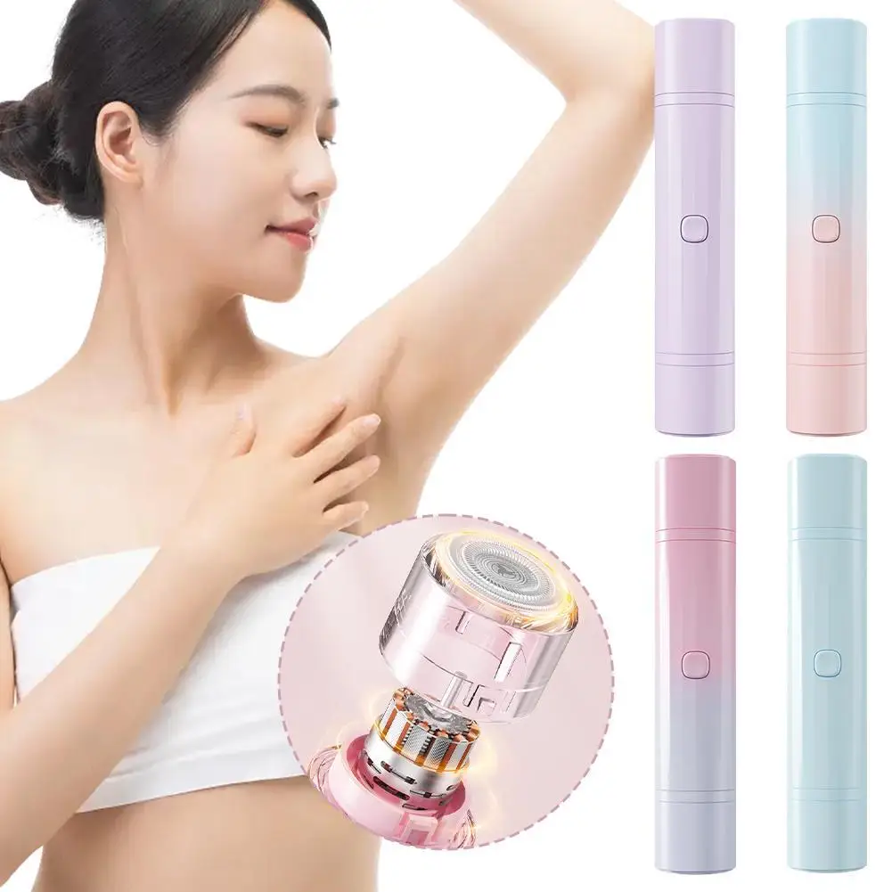 

Electric Shaver for Women Waterproof Wet & Dry Hair Razors 2 in 1 Double Head Dual Bikini Hair Trimmer Detachable Head Shaver