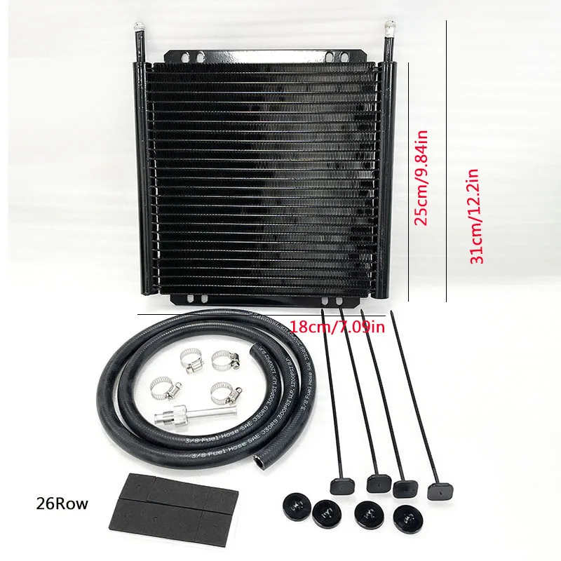 Oil Cooler Aluminum Transmission Oil Cooler 12Row 15Row 17Row Automatic Stacked Plate Oil Cooler Radiator